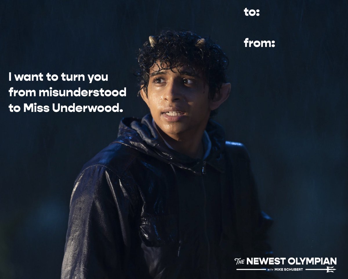 NewestOlympian's tweet photo. Need some last-minute #PercyJackson themed notes for #ValentinesDay? The Newest Olympian has got you covered with these #pjo pun-filled valentines! https://t.co/TOvBxBnYqj
