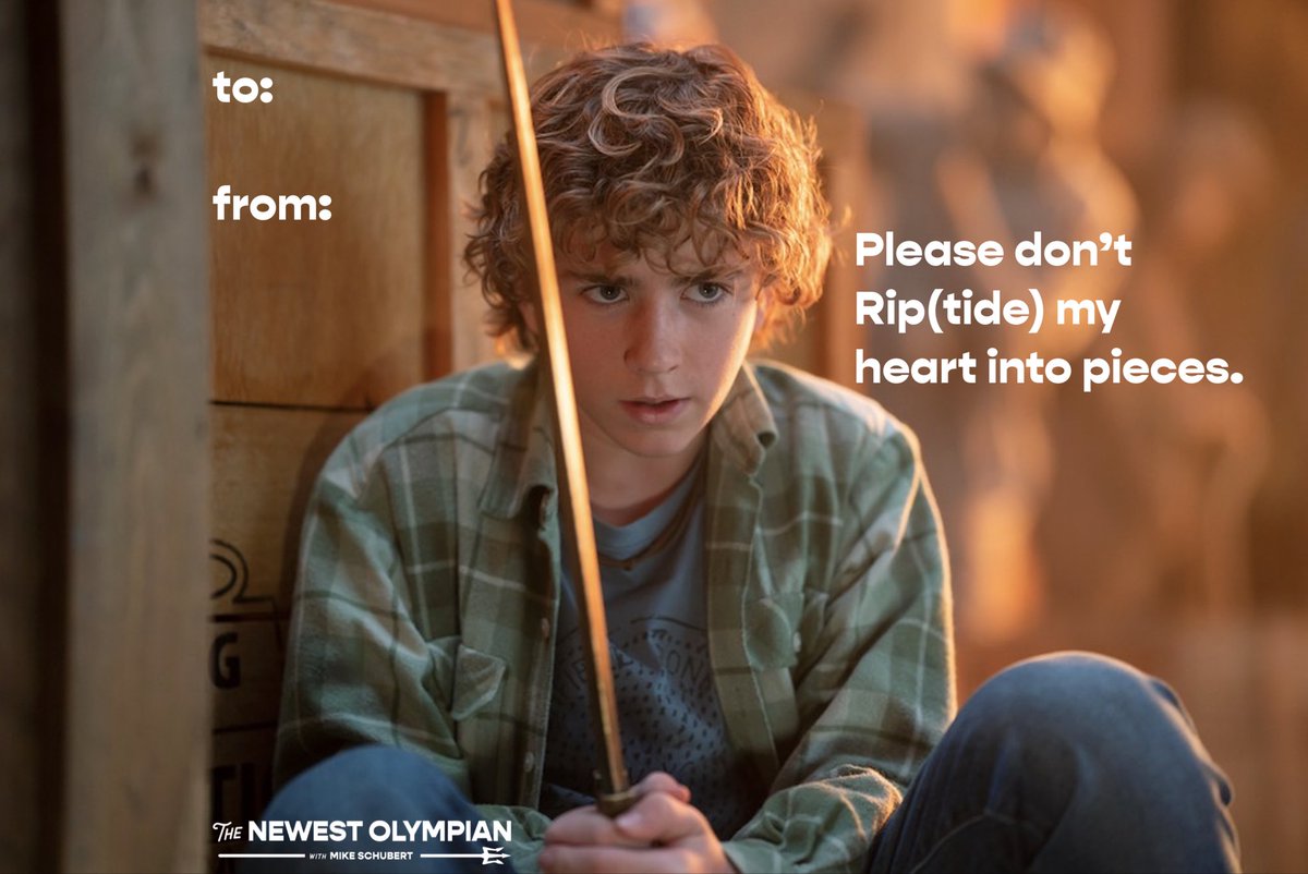 NewestOlympian's tweet photo. Need some last-minute #PercyJackson themed notes for #ValentinesDay? The Newest Olympian has got you covered with these #pjo pun-filled valentines! https://t.co/TOvBxBnYqj