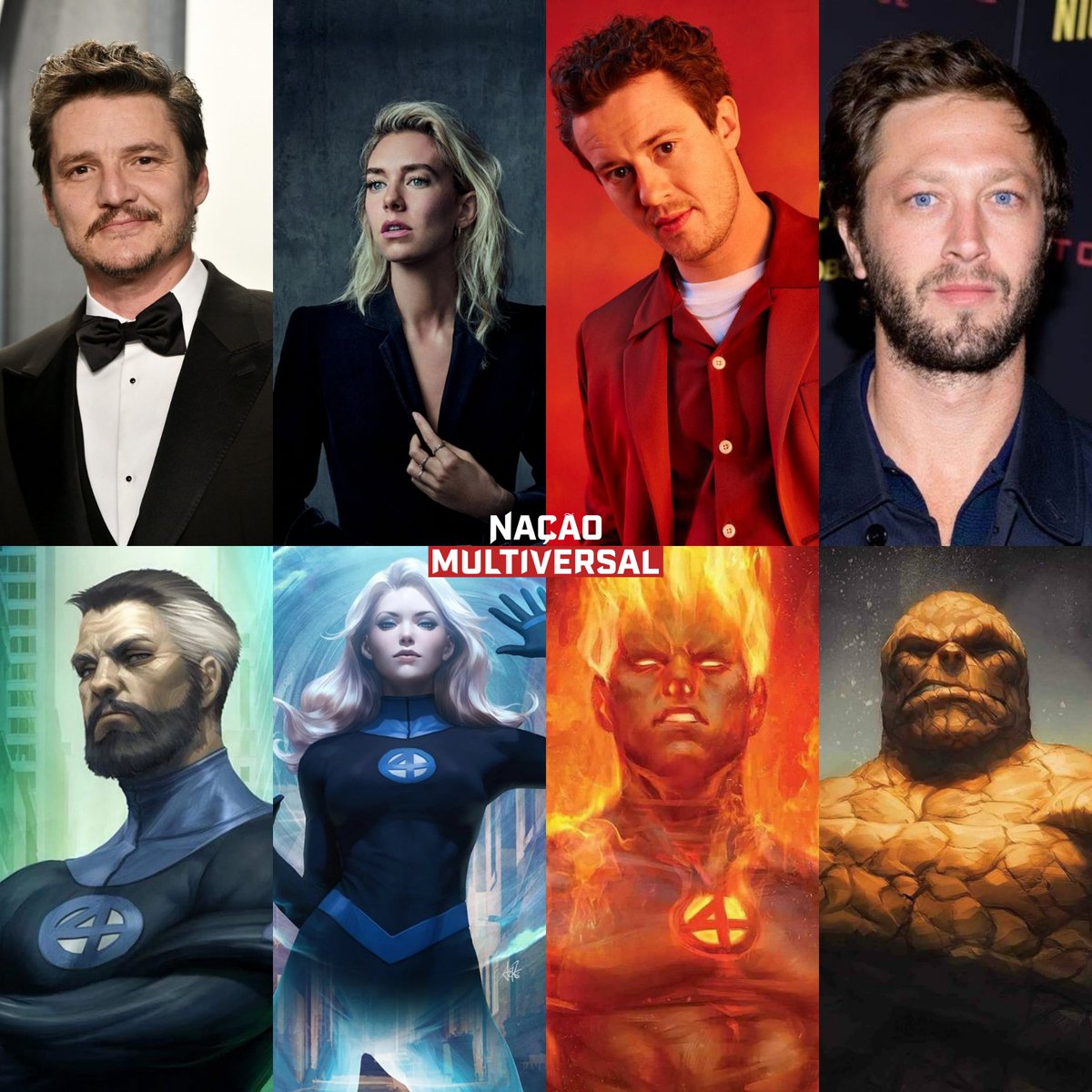 nacaomarvell's tweet photo. 🚨 TEMOS O ELENCO DO QUARTETO FANTÁSTICO!

JULHO DE 2025 NOS CINEMAS https://t.co/CkSUFbiA3J