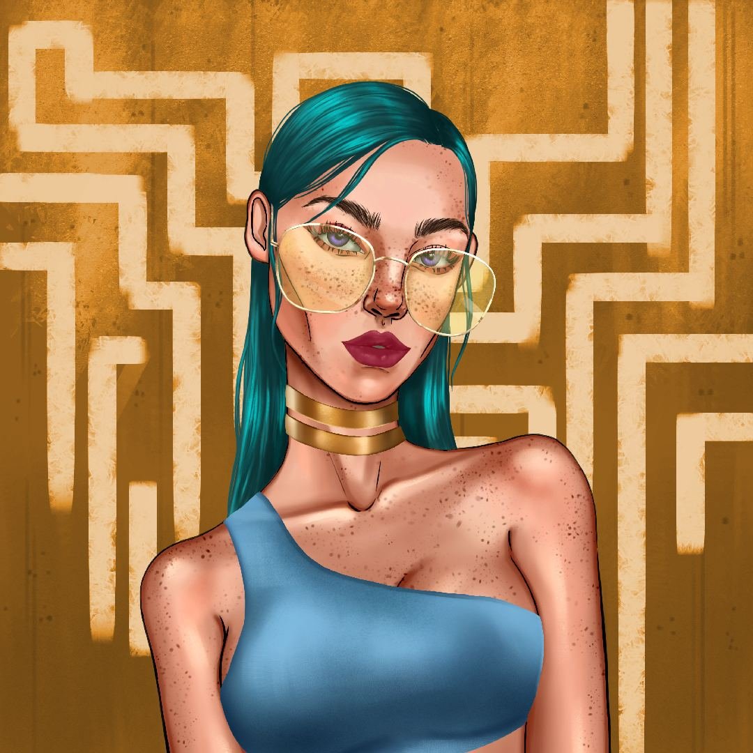 cryptogirlznft's tweet photo. Nina says that freckles will have a great value in this collection
#NFT #Solana https://t.co/P8ADm3KeJp