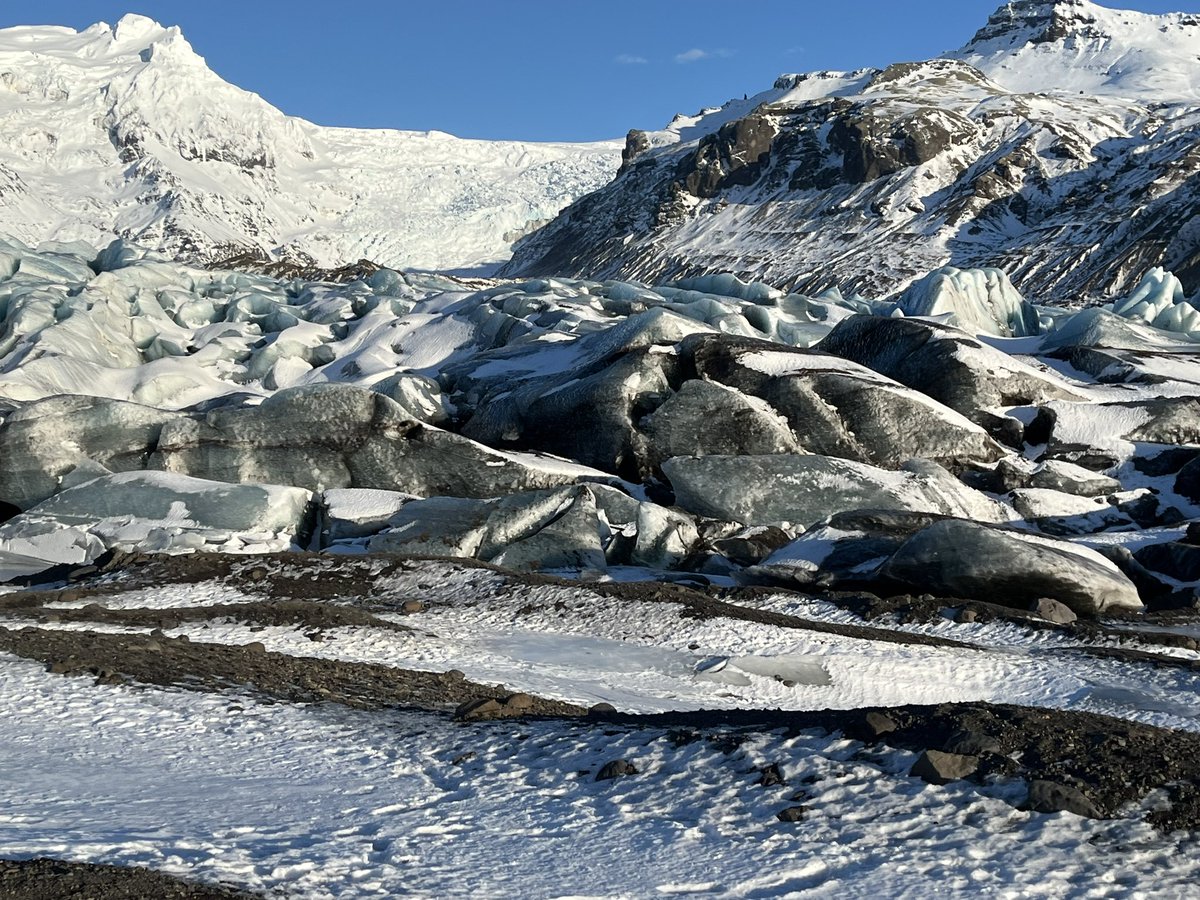 Final glacier of the day Svínafellsjökull. The scenery really is so beautiful.