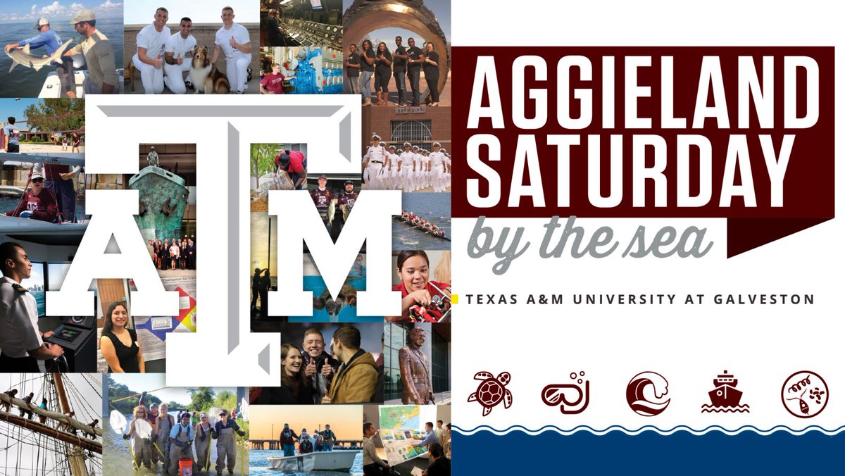 BillieCounselor's tweet photo. Aggieland Saturday by the Sea
Saturday, February 24, 2024
8:30am - 3:00pm

Aggieland Saturday at Texas A&amp;M University at Galveston—an event where high schoolers can explore the campus and all its opportunities. @AggiesByTheSea 
https://t.co/bi5YIxyt18... https://t.co/TcyGq3W67i