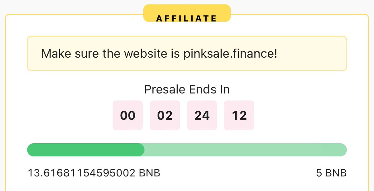 Less than 2h:30 hours until listing #PRIV2FANS on #PancakeSwap! Get ready to join the #SocialFi revolution. Don’t be late, buy without fees before pre-sale ends.  #Pinksale #launchpad

pinksale.finance/launchpad/0x76…