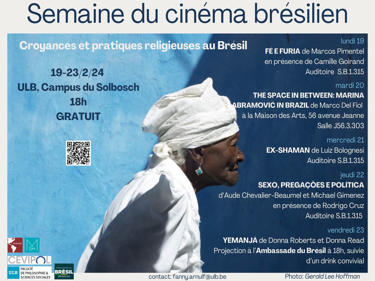 7è édition de la Semaine du cinéma brésilien du 19 au 23 février.
Consultez le programme sur le lien ci-bas :
t.ly/KVYfZ
L'Ambassade du Brésil aura le plaisir de vous accueillir le 23 février pour la clôture de cette édition.