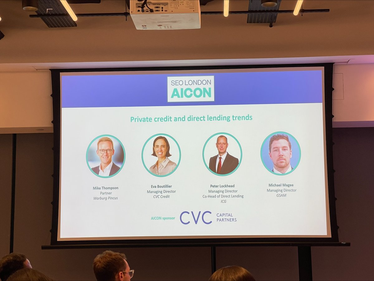 Delighted to have been a part of @SEOLondonInfo's #AICON24 Conference, with Co-Head of Senior Debt Partners (SDP), Peter Lockhead, featuring on panel, ‘Private credit and direct lending trends’, and Head of Real Estate, Krysto Nikolic, facilitating the ‘Real assets – state of…