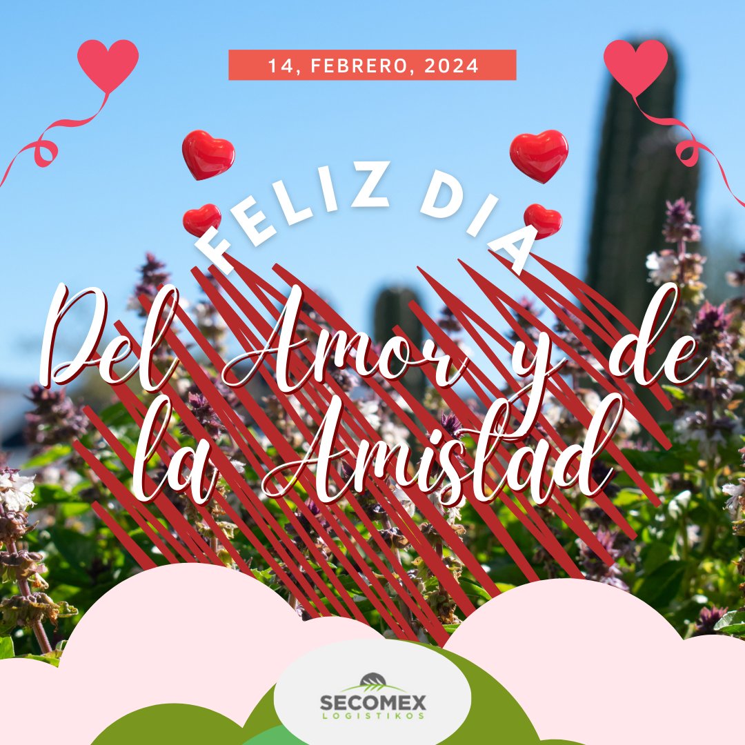 geronimosecomex's tweet photo. 🌹 ¡Feliz Día de San Valentín! 🌹
En Secomex Logistikos, queremos compartir amor y gratitud con todos nuestros seguidores y clientes en este día especial. 💖 Que este día esté lleno de alegría, afecto y momentos inolvidables. 💌 https://t.co/9nhCOekugO