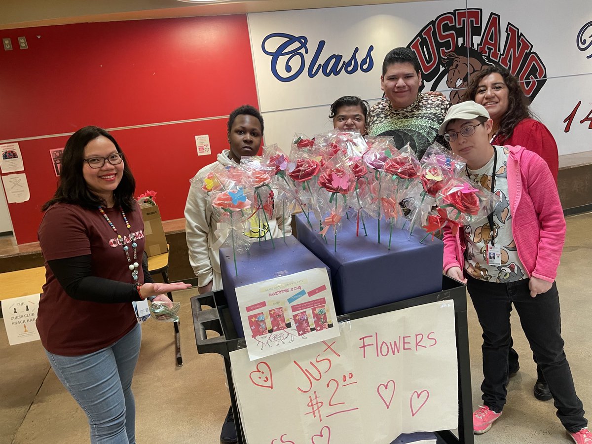 Beautiful handmade flowers that last forever! Sold on Mustang Academy. Only $2!!! ⁦@MustngPrincipal⁩