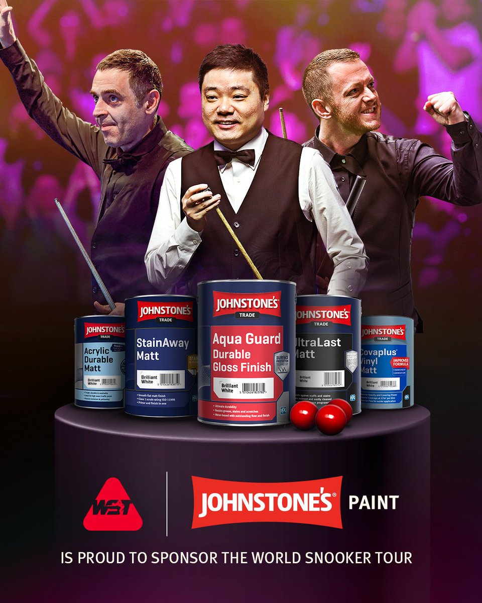 We're delighted to announce we've formed a long-term partnership with @WeAreWST. Our flagship Johnstone’s Paint brand will become the lead partner for the Johnstone’s Paint Players Championship and the Johnstone’s Paint Tour Championship! Stay tuned for more details.