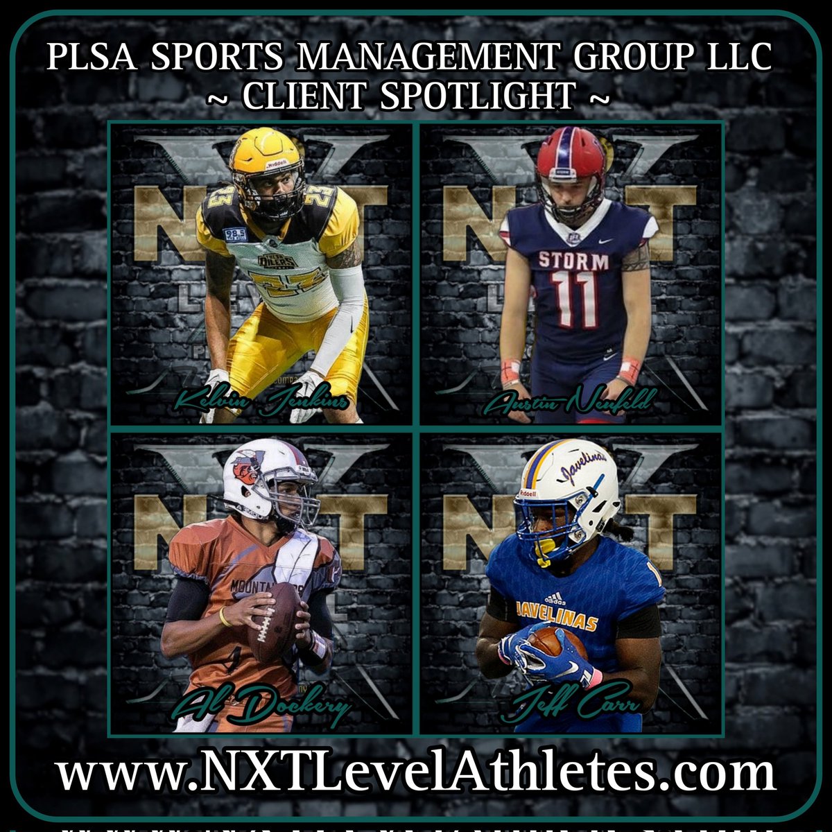 PLSA SPORTS MANAGEMENT GROUP LLC 

🔦 CLIENT SPOTLIGHT 🔦

📧 Inquiries: info@nxtlevelathletes.com

Visit <a href="/NXTLevelAgents/">PLSA NXT Level Pro Athletes, LLC</a> at:

💻 nxtlevelathletes.com 

📱 FB/IG/Twitter (X):  <a href="/NXTLevelAgents/">PLSA NXT Level Pro Athletes, LLC</a>