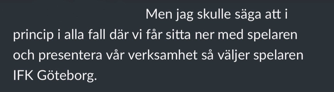 Ola Larsson, teknisk charmör. #ifkgbg