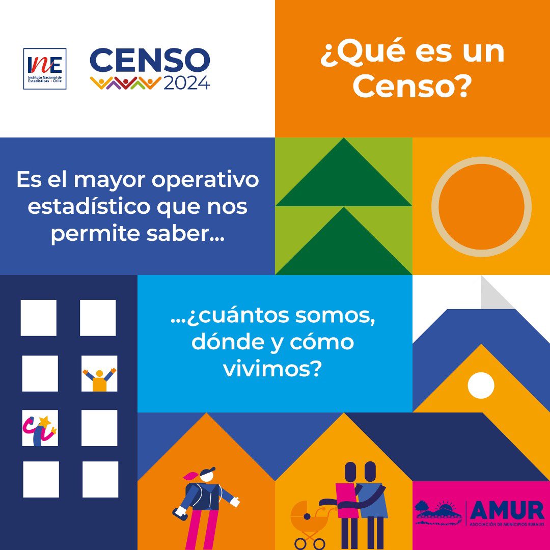 Entérate de las novedades del Censo 📱 Recuerda que, ante cualquier duda sobre el operativo, puedes comunicarte al Fono Censo llamando al 1525 📱 sigue las redes sociales <a href="/censo2024/">Censo2024</a> o visita censo2024.cl 📱 
#CensoChile #SeVieneCenso #Censo2024 #Novedades