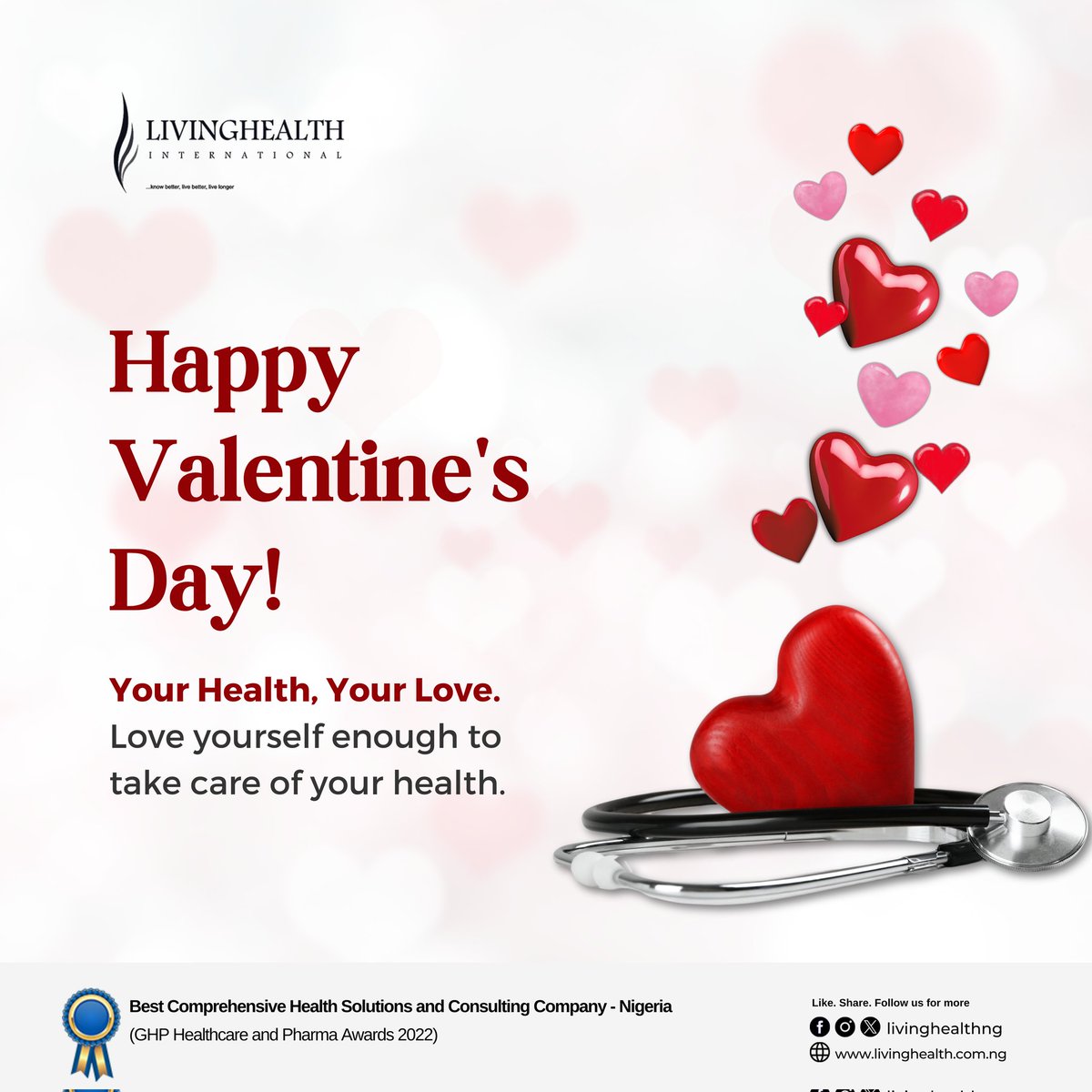 LivinghealthNG's tweet photo. Roses are red, violets are blue, don't forget to show some love to yourself too!

Remember, self-love is the greatest love ❤🤗

Happy Valentine's Day!💗 ❤

#ValentinesDay
#Romance
#valentinesday2024 https://t.co/6TlnZRpxjw