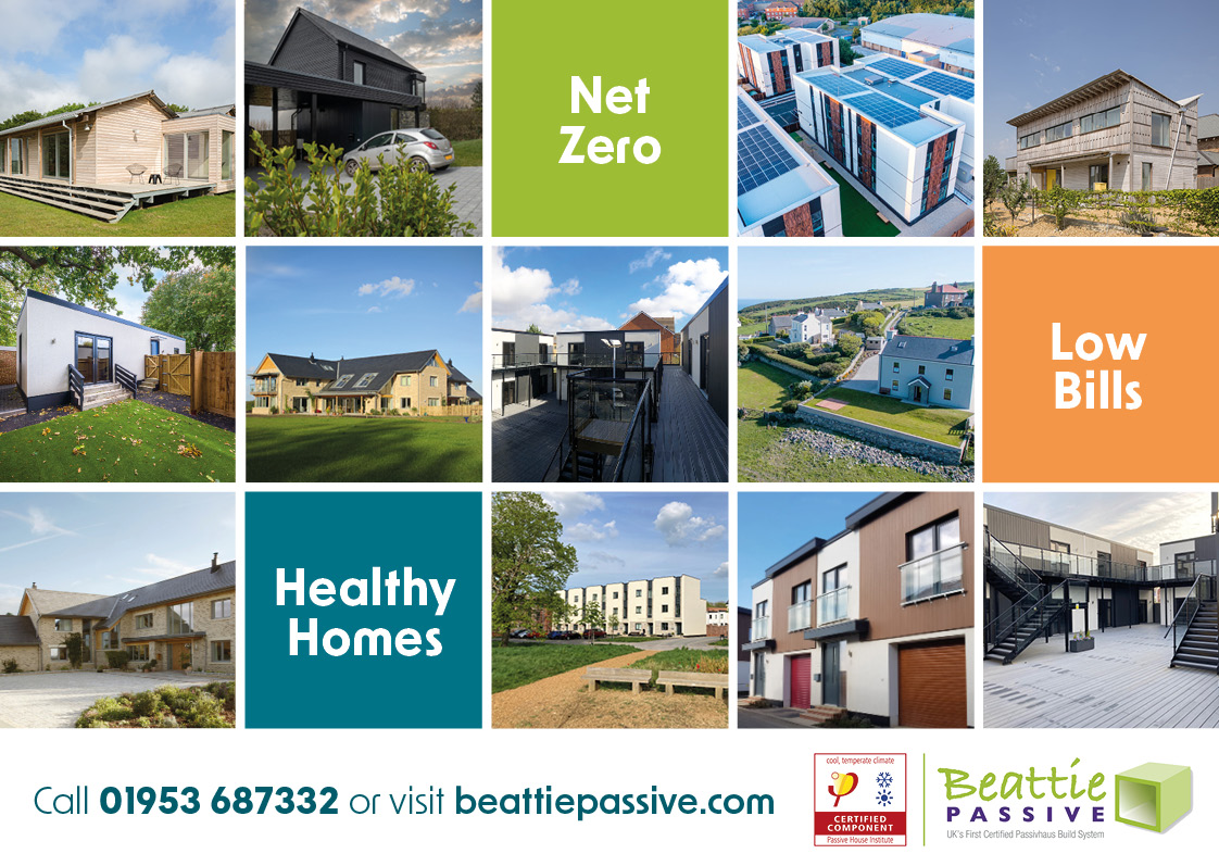 At Beattie Passive, we're all about #energyefficient and #sustainable design, whether it's a #newbuild, a #socialhousing scheme, a deep #retrofit, or a #selfbuild Visit our website to see the breadth of services we offer and browse our #netzero and #Passivhaus projects.