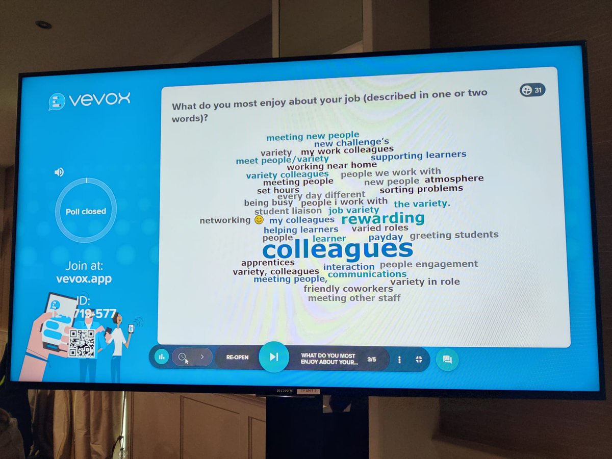 LimClareETB_TEL's tweet photo. @PaulPatLCETB @LimClareETB_FET Great conversations and interactivity at today's event facilitated by our lovely TEL tool @VevoxApp. #ThisIsFET https://t.co/rB6MGXISgn