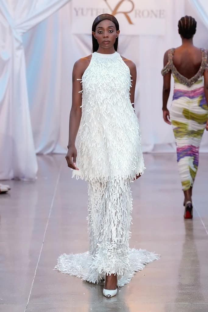MagazineHni's tweet photo. Alice Rowland’s Musukwa walking for YUTEE RONE at New York Fashion Week. 

#HNIMagazine # Fashion https://t.co/Q1TR6fmnw6