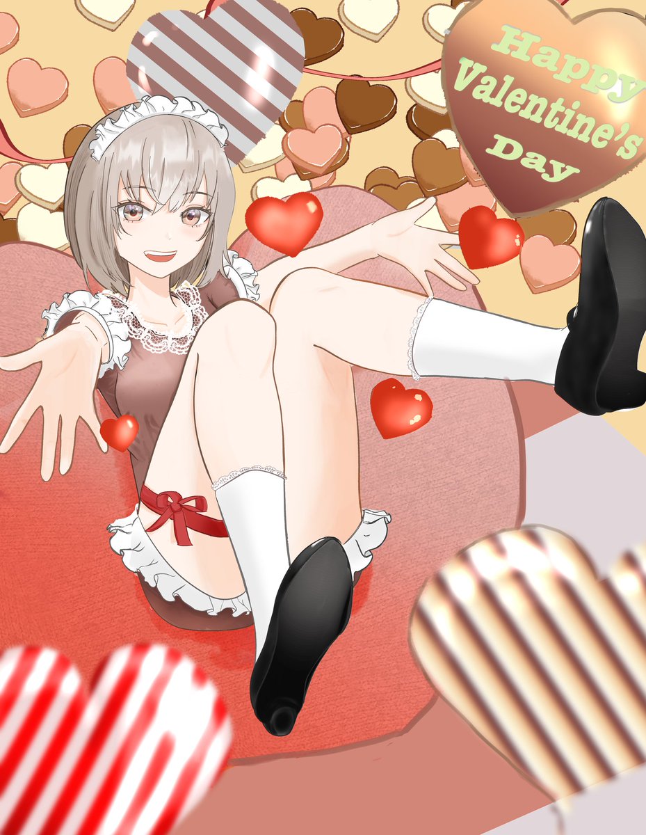 ri_fu0107's tweet photo. ハッピーバレンタイン✨

#バレンタインイラスト 
#HappyValentinesDay 
#絵描きさんと繋がりたい https://t.co/J8MYWEcNXu