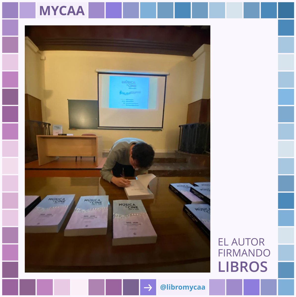 ¡Gracias a todos los que ya tenéis vuestro ejemplar de 'Música y cine, año a año'! 😁📚🖋️ #mycaa