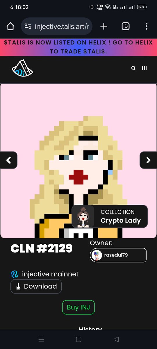 rasedul79's tweet photo. @CryptoLadyNfts Happy Valentine's Day! 💜👑❣️#CryptoLady
Only lady now i have..🥰😍
Bcz I'm single 🥹
But she is my dream lady😍😍 https://t.co/Q2gAGB4mLp
