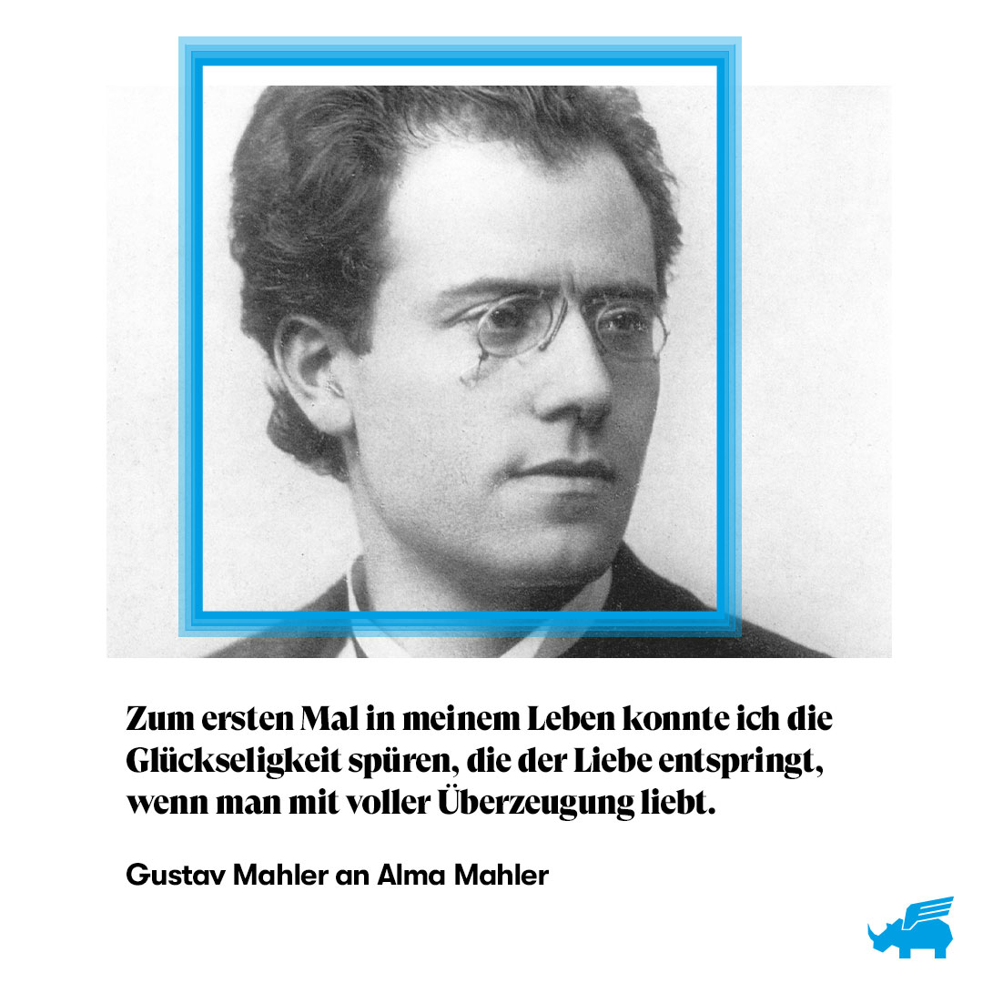 Für manche ist der Valentinstag eine Erfindung der Blumenindustrie, für uns der Grund, ein schönes Zitat aus einem der Liebesbriefe Mahlers an seine Frau Alma zu teilen ♥️