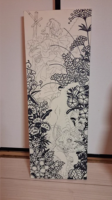 マジックで描くの楽しいな～ 