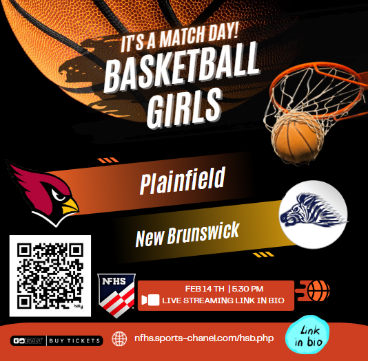 NJ Athletics Sports (@njathletics1) on Twitter photo Plainfield vs New Brunswick
🏀Girl's Basketball
🎥Live Events: bit.ly/Basketballcom
today @ 5:30p.
<a href="/NB_LadyZebras/">NBHS Lady Zebras Basketball</a> <a href="/NBZebras/">New Brunswick Athletics 🦓</a> <a href="/NBZebraSports/">New Brunswick Zebra Sports</a> <a href="/NBHSZebras/">New Brunswick High School</a> <a href="/NBZebraSports/">New Brunswick Zebra Sports</a> <a href="/NBZebraBBall/">NBHS Boys Basketball</a> @CoachMassey94 @CoachEddGladney <a href="/CoachSimmonsPA/">Shawn Simmons</a> <a href="/shawnsimmonss/">Shawn Simmons</a> Plainfield vs New Brunswick
🏀Girl's Basketball
🎥Live Events: bit.ly/Basketballcom
today @ 5:30p.
<a href="/NB_LadyZebras/">NBHS Lady Zebras Basketball</a> <a href="/NBZebras/">New Brunswick Athletics 🦓</a> <a href="/NBZebraSports/">New Brunswick Zebra Sports</a> <a href="/NBHSZebras/">New Brunswick High School</a> <a href="/NBZebraSports/">New Brunswick Zebra Sports</a> <a href="/NBZebraBBall/">NBHS Boys Basketball</a> @CoachMassey94 @CoachEddGladney <a href="/CoachSimmonsPA/">Shawn Simmons</a> <a href="/shawnsimmonss/">Shawn Simmons</a>