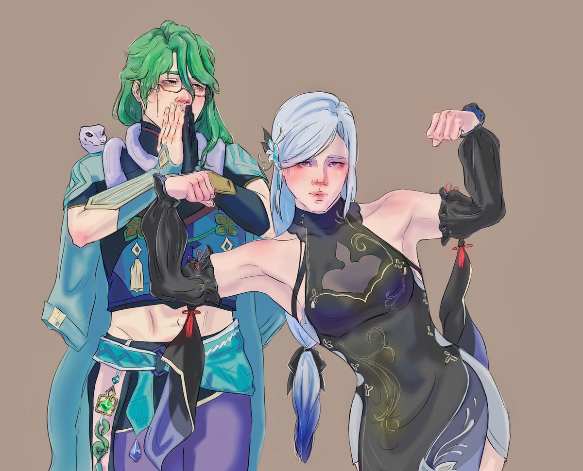 be loved and accepted 💞

Happy Valentine's Day!

#原神 #GenshinImapct #shenzhu #Shenhe #Baizhu