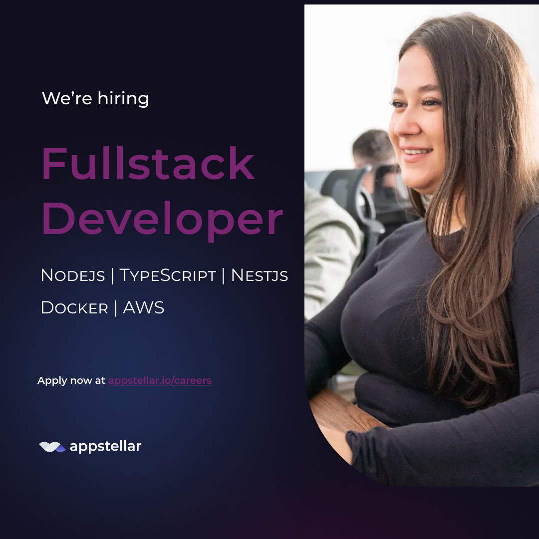 appstellar_io's tweet photo. We’re hiring for Engineers! ♾️
 
Don’t miss out on the chance to join our dynamic team, take your career to the next level with our Growth Program, and have access to certifications tailored for you! 🚀

For more information, go to https://t.co/1vmXLgoIMs https://t.co/DVh88deVqA