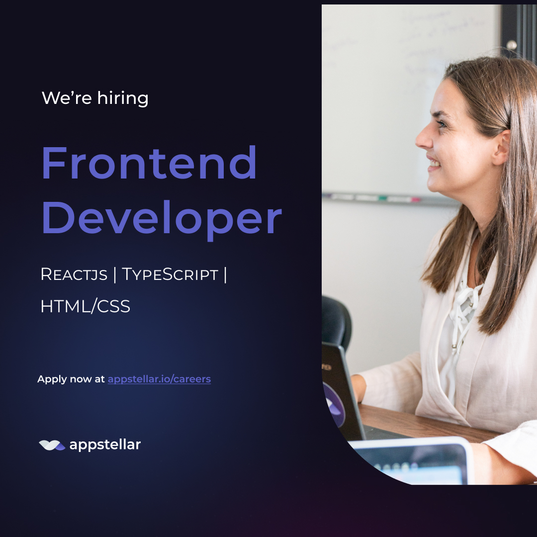 appstellar_io's tweet photo. We’re hiring for Engineers! ♾️
 
Don’t miss out on the chance to join our dynamic team, take your career to the next level with our Growth Program, and have access to certifications tailored for you! 🚀

For more information, go to https://t.co/1vmXLgoIMs https://t.co/DVh88deVqA