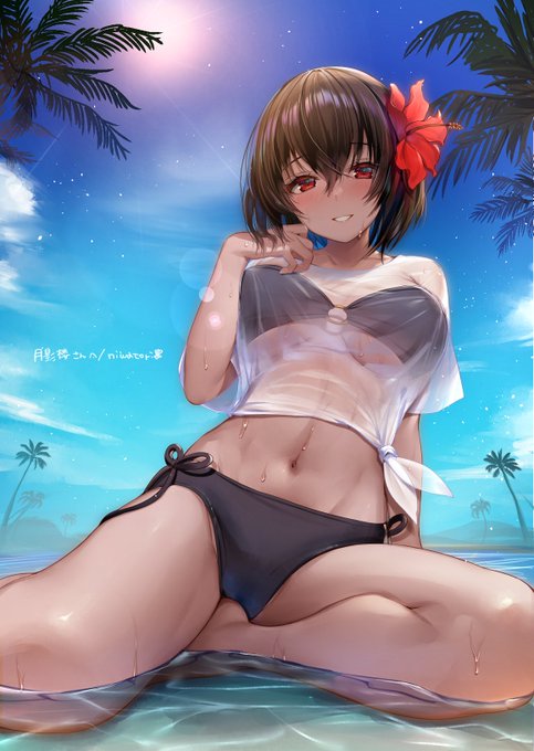 #バレンタインだから褐色肌貼ろうぜ

シャリーファちゃんの🍫お肌 