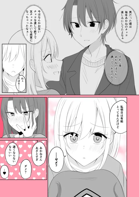 ある日彼氏が女の子になってしまったカップルの日常
2人のバレンタイン(2/2) 