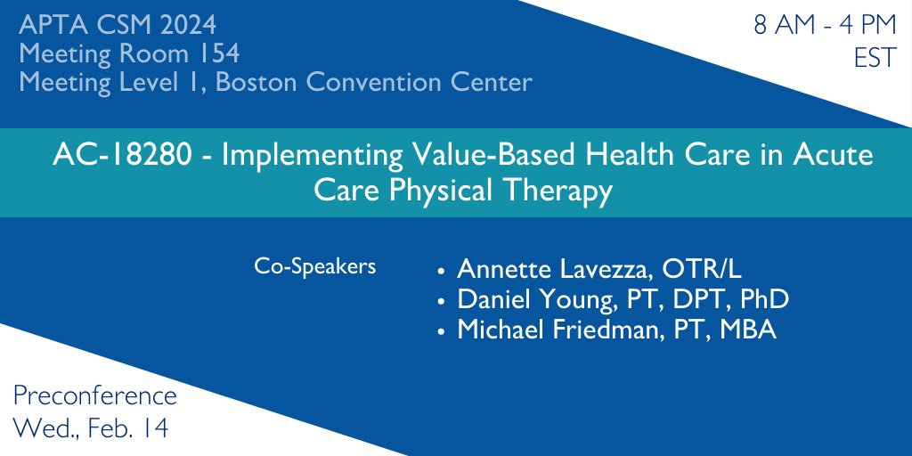 Johns Hopkins PM&R (@rehabhopkins) on Twitter photo Join our <a href="/HopkinsAMP/">Johns Hopkins Activity & Mobility Promotion (AMP)</a> experts and colleagues as they discuss #AcuteCare #PhysicalTherapy value, how to realize this value using the learning health system model & how to use evidence-informed strategies for starting a transformative change journey. #ValueBasedCare #APTACSM #PT Join our <a href="/HopkinsAMP/">Johns Hopkins Activity & Mobility Promotion (AMP)</a> experts and colleagues as they discuss #AcuteCare #PhysicalTherapy value, how to realize this value using the learning health system model & how to use evidence-informed strategies for starting a transformative change journey. #ValueBasedCare #APTACSM #PT