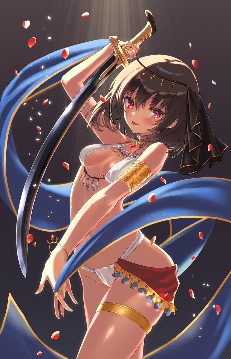 #バレンタインだから褐色肌貼ろうぜ
シャリーファちゃんの🍫お肌