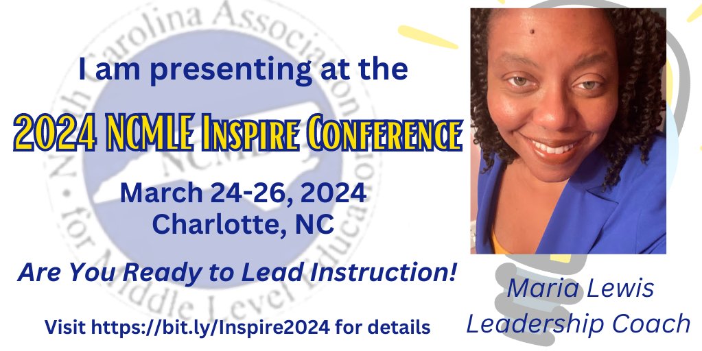 Heading down to Charlotte next month to talk about two of my favorite topics: Leadership &amp; Instruction!!! Over 20 years in education and 1,000s of classroom visits, I have learned a few things!  Hope to see you there! #NCMLEInspire2024!