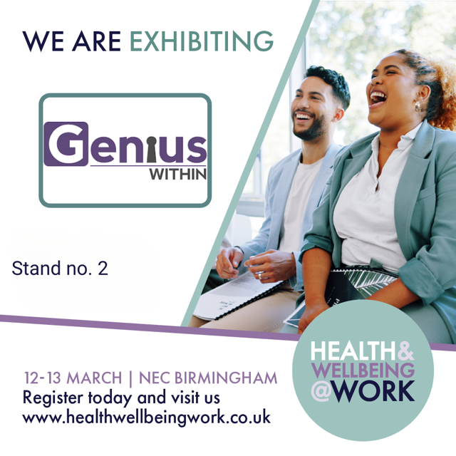 Hope to see you there! Find us at Stand 2.

Register to attend at 👇
healthwellbeingwork.co.uk

@HWatWork 

#HWW2024 #Neurodiversity #OccPsych #DEI