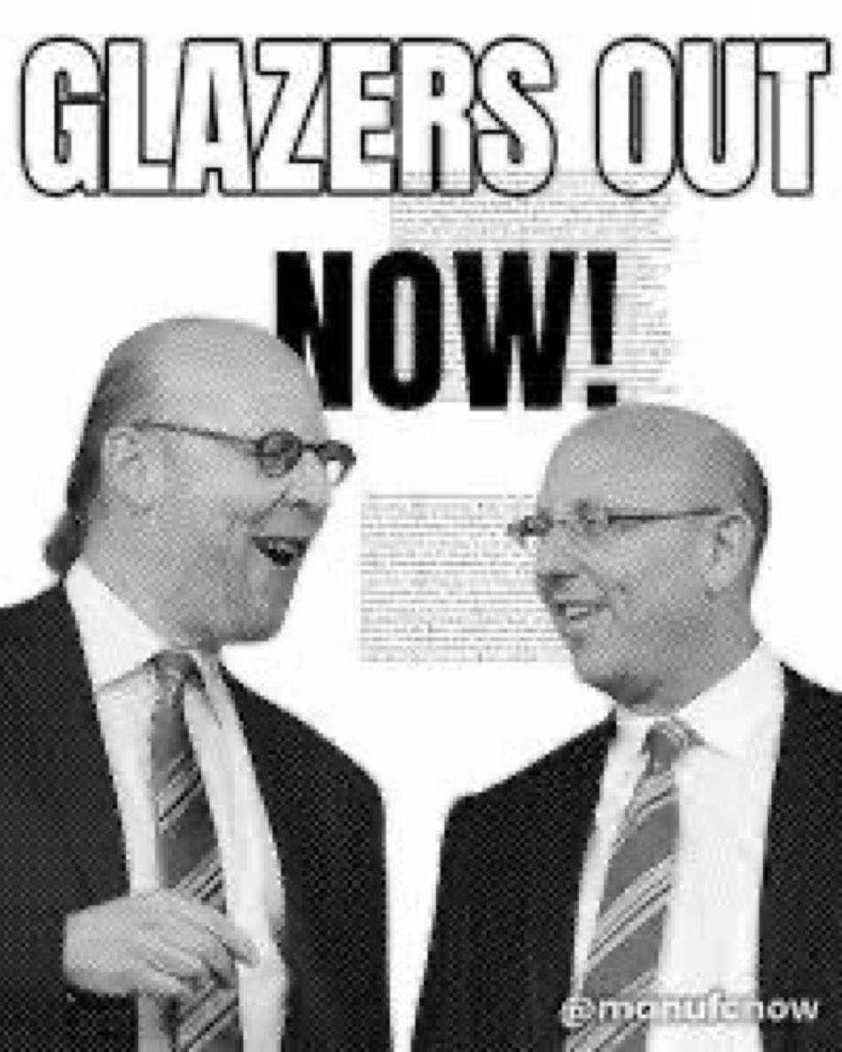 FUCK OFF YOU NO GOOD GREEDY CUNTS!!!
#GlazersOut 
#FullSaleOnly