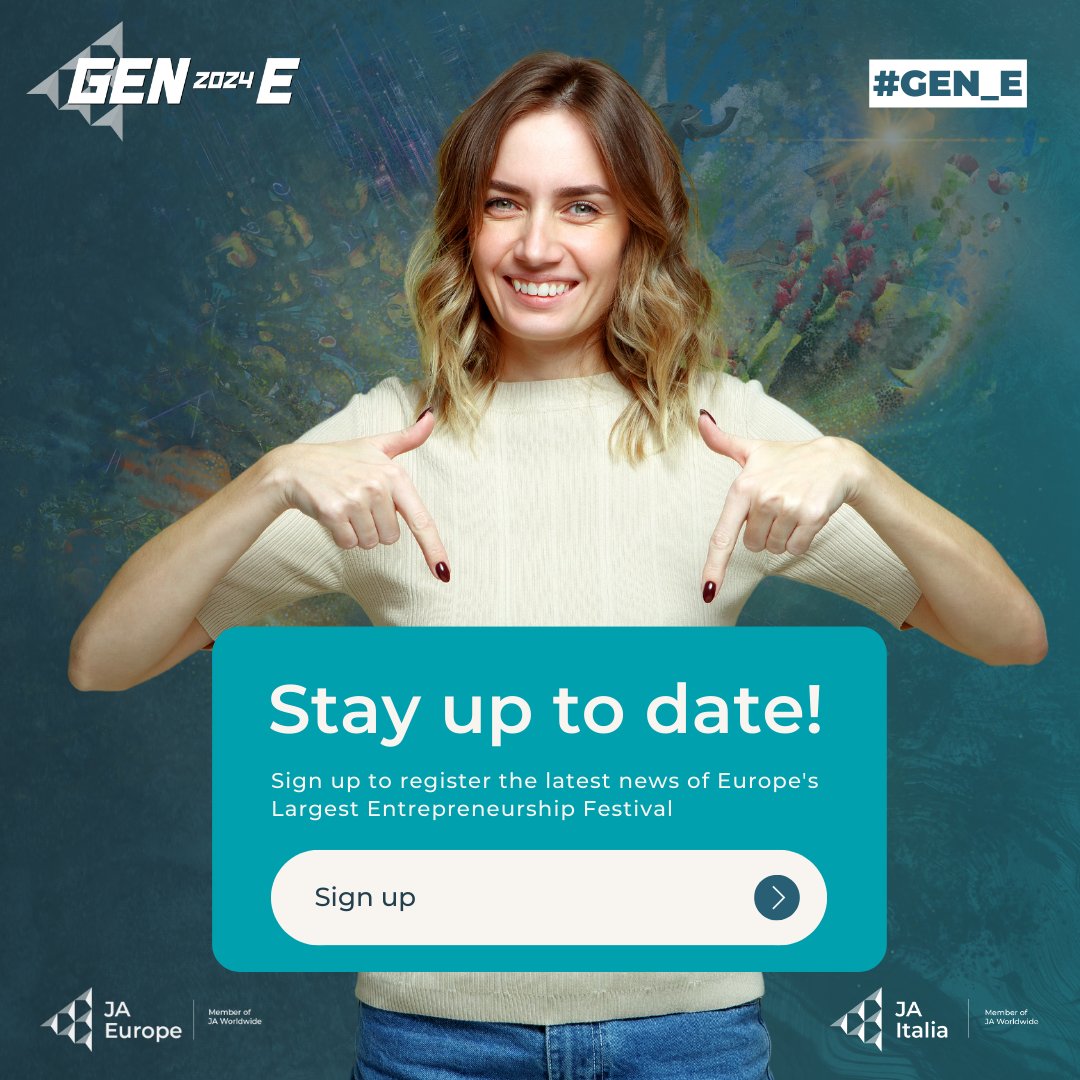 Want to see what the next generation of business leaders, innovators and change makers look like? Subscribe to #Gen_E Buzz, the one and only newsletter of Europe’s Largest Entrepreneurship Festival! Join us here: gen-e.eu