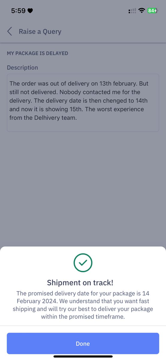 vlogettan's tweet photo. @delhivery @help_delhivery 

The worst experience I ever had from the Delhivery team.
My package was out for delivery on 13th February. Then changed to 14th, and now its showing 15th.
The update showing, unable to reach me.But nobody contacted me for the same. https://t.co/xOSMSbDWq0
