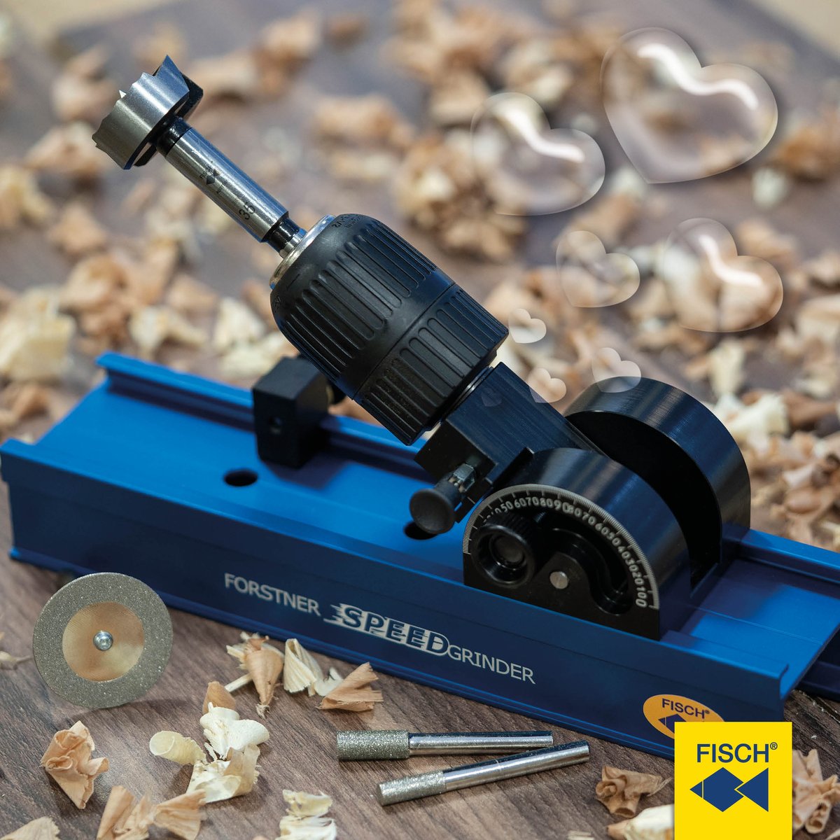 💕 Valentine's Day - the day of love.💕 But no matter whether it's love or a tool - once you've found your happiness, you want to keep it for as long as possible.

We can guarantee one thing with certainty: tool preservation works with our FORSTNER SPEED GRINDER! 💪🏼🍀