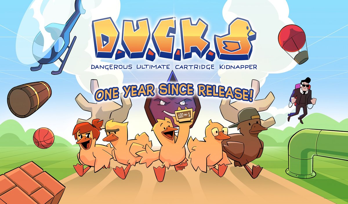 duckteamgroup's tweet photo. Big update for the anniversary! Yay! Join us! With love to the ducks. https://t.co/6I0vP3ZbrE
#game #DUCK #indiedev #arcade #Steam #duckteam #DVP  #minigames #TakeAimGames https://t.co/PIGBj7Z8Qq