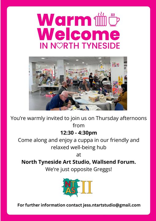 It's almost time to put the kettle on! ☕️ Come along to NTAS II tomorrow and enjoy a cuppa in our friendly and relaxed wellbeing hub!
