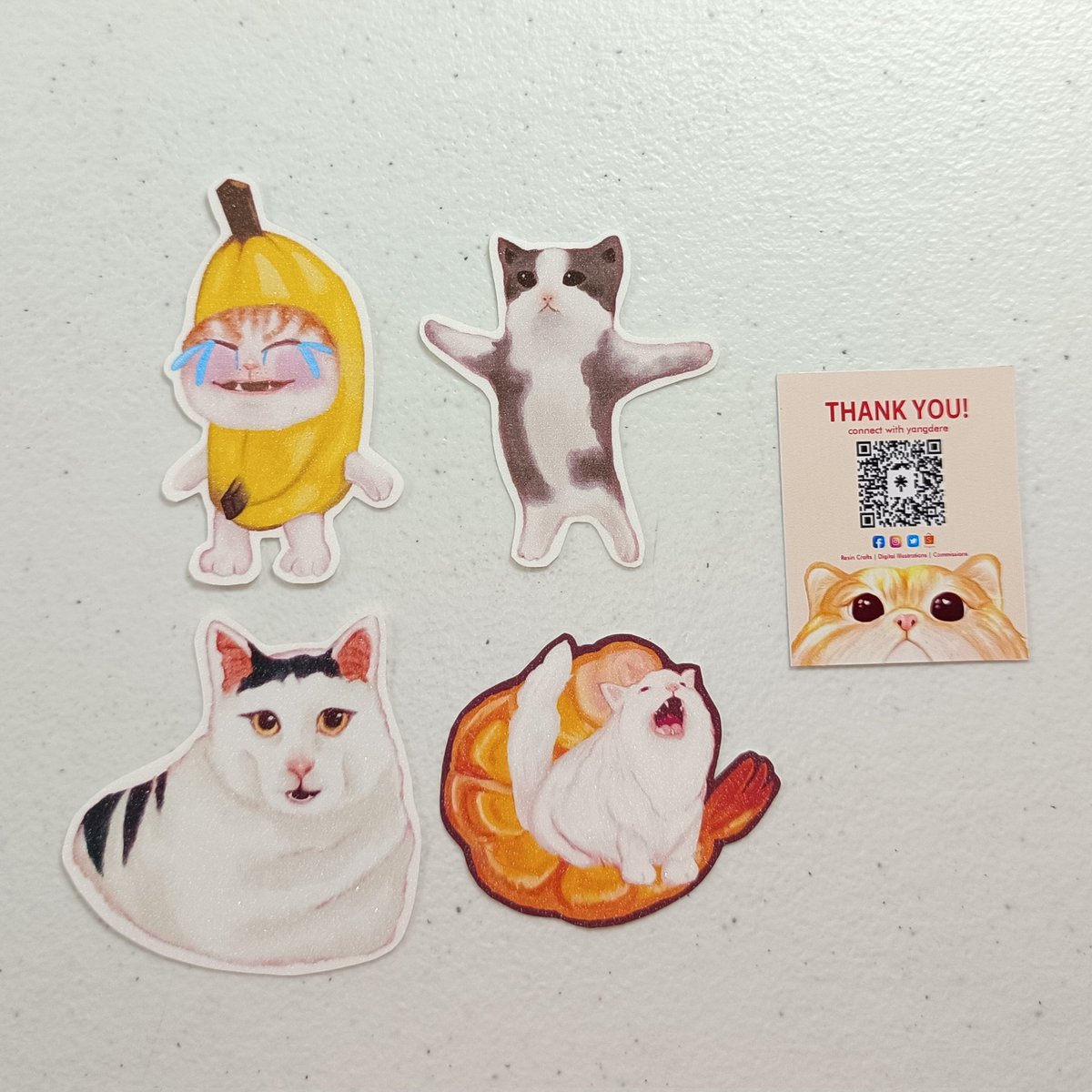serpentfromeden's tweet photo. Cats stickers and a magnetic bookmark 🐱 from @YangdereArt and @NyawooStudio https://t.co/oeqUnOpNQU