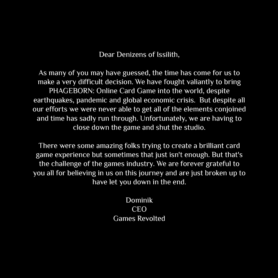 PHAGEBORN: Online Card Game tweet media