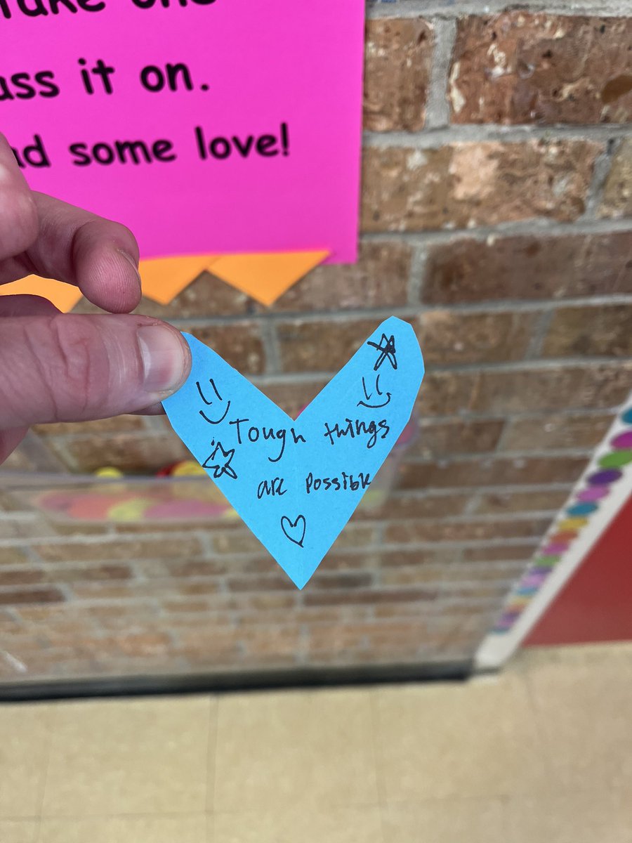 Happy Valentine’s Day! Let’s spread some love today! - Notes from students at @PierceStTPSD