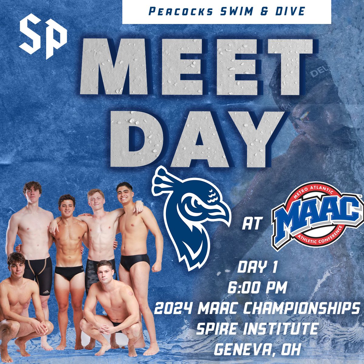 𝐃𝐚𝐲 𝟏 𝐚𝐭 𝐭𝐡𝐞 𝐌𝐀𝐀𝐂 𝐂𝐡𝐚𝐦𝐩𝐢𝐨𝐧𝐬𝐡𝐢𝐩𝐬!! 🏅 AT @maacsports 📍 Geneva, OH ⏰ 6 PM 🏟️ SPIRE Institute 📺 espn.com/espnplus/playe… #StrutUp🦚