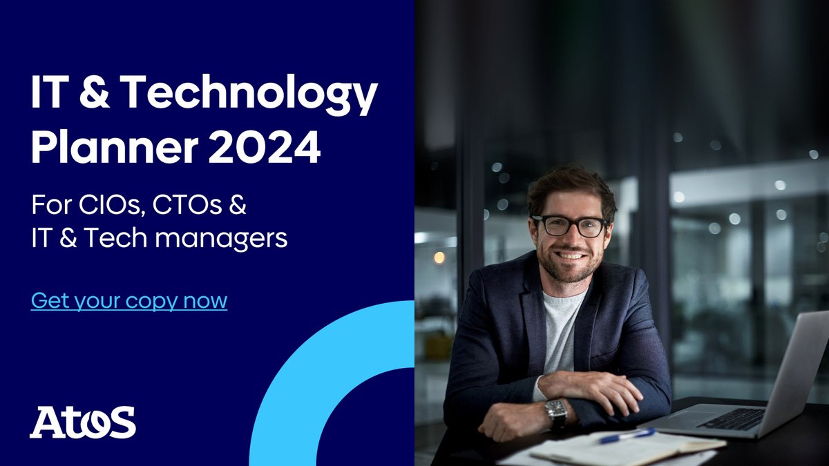 Atos's tweet photo. 📅🚀 This comprehensive IT and Tech Planner is designed to cater to the unique needs and challenges faced to managing critical aspects faced by CIOs and CTOs. 
Download your copy 👉 https://t.co/Oy6Qe1dnAm

#TechnologyPlanner #AdvancingWhatMatters https://t.co/K0w4fwz2sW