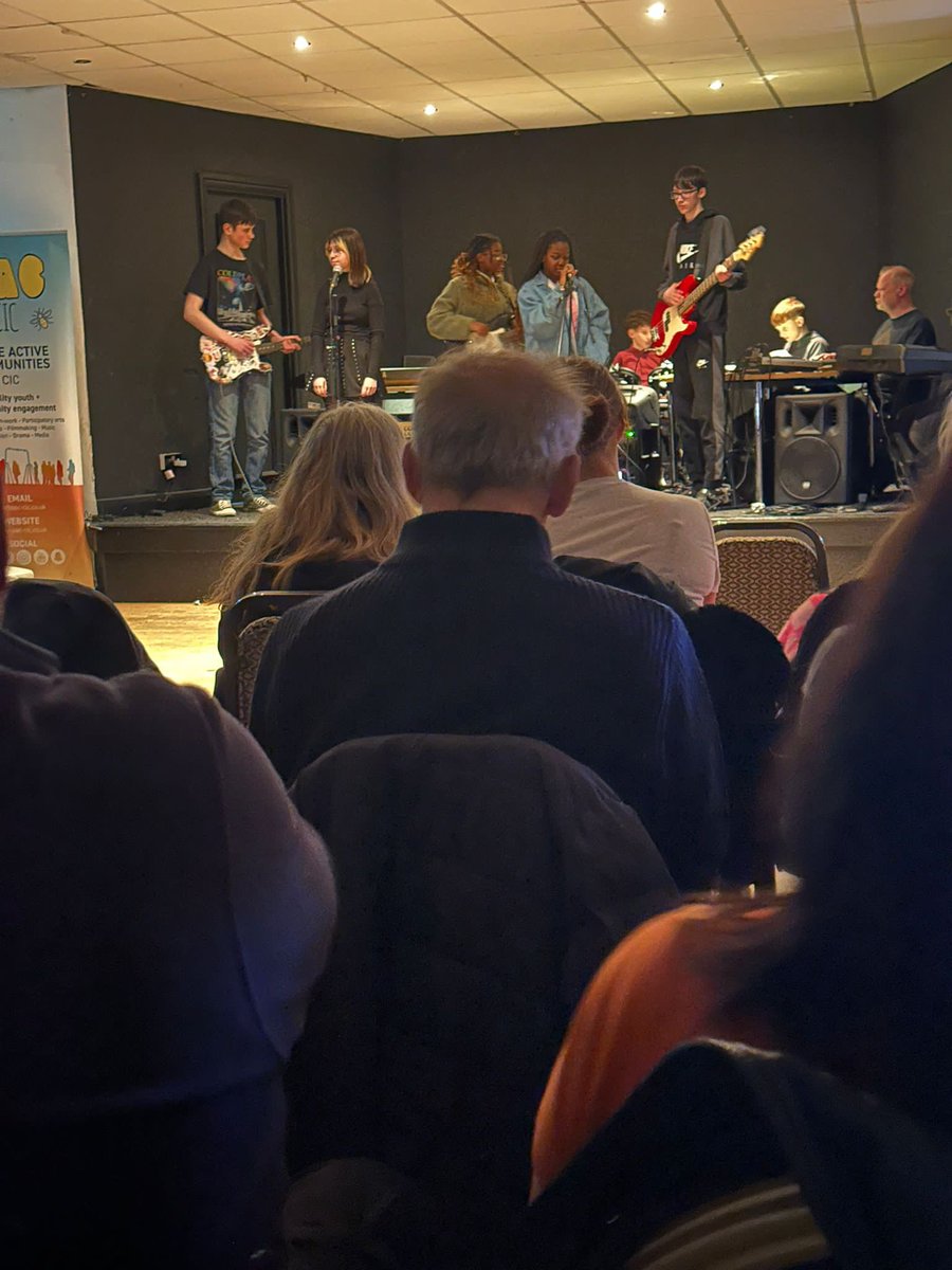 pac_cic's tweet photo. Last night was a night to remember young people from #hattersley and #hurstCross took to the stage for the first time to perform original songs they’ve created on the jam pot youth music project #tameside #youngpeople #youthmusic https://t.co/YzrrKbrZMG
