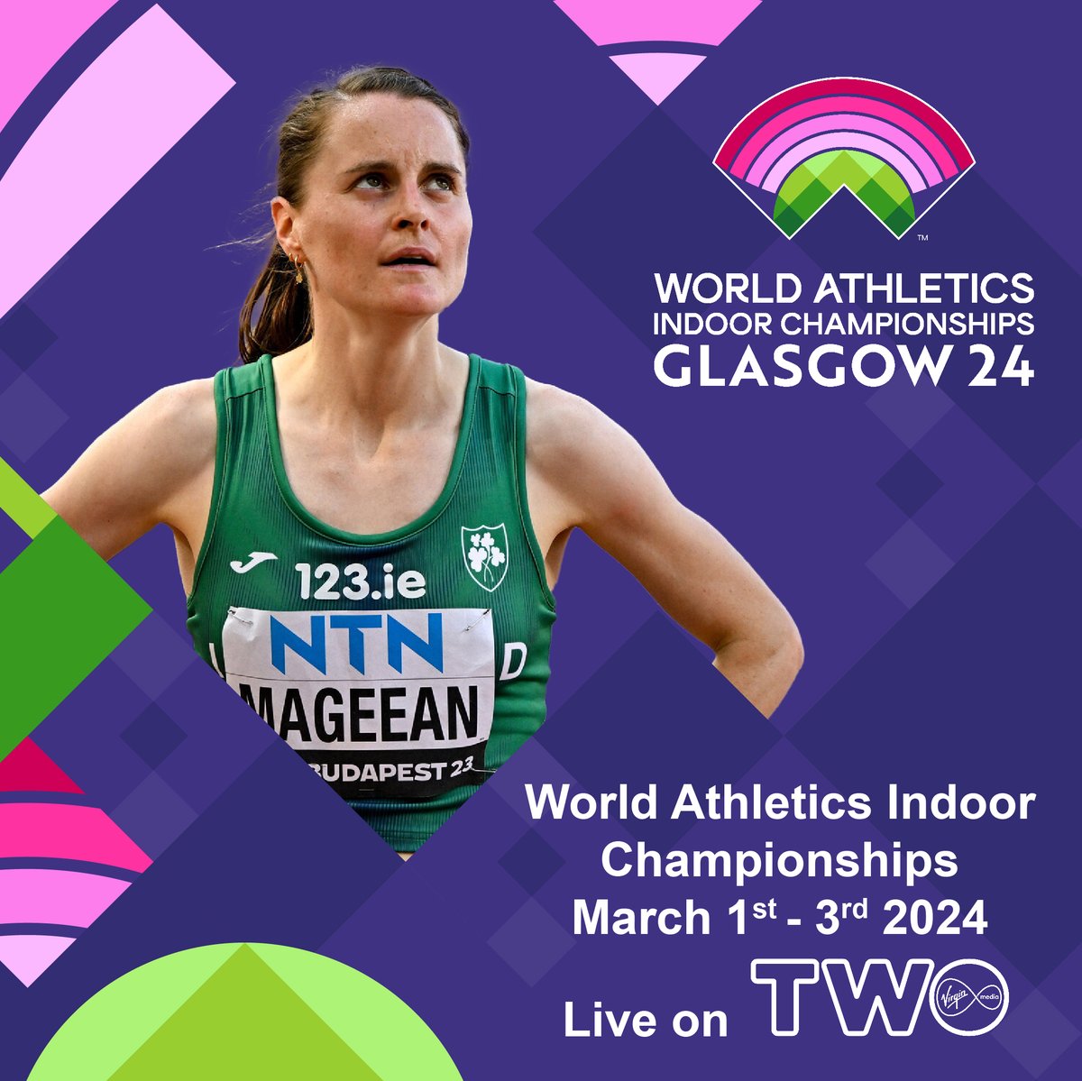 VMSportIE's tweet photo. 𝐁𝐑𝐄𝐀𝐊𝐈𝐍𝐆! 🚨

Virgin Media Television is delighted to announce a major expansion to our live athletics coverage.

▪️ World Indoor Athletics Championships live from March 1-3.

▪️ The 2024 Wanda Diamond League

▪️ World Cross Country Championships

▪️ The Seville Marathon https://t.co/CUXmEZtXTe