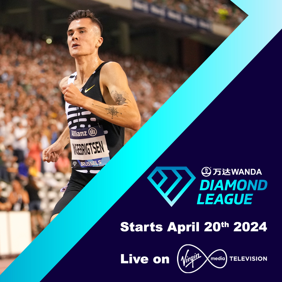 VMSportIE's tweet photo. 𝐁𝐑𝐄𝐀𝐊𝐈𝐍𝐆! 🚨

Virgin Media Television is delighted to announce a major expansion to our live athletics coverage.

▪️ World Indoor Athletics Championships live from March 1-3.

▪️ The 2024 Wanda Diamond League

▪️ World Cross Country Championships

▪️ The Seville Marathon https://t.co/CUXmEZtXTe