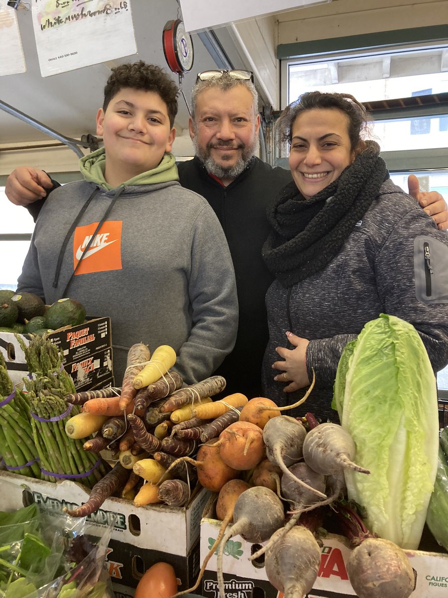 SkrticX's tweet photo. This month, King Quality Produce celebrates 40 years at the @WestSideMarket. It's always a joy to see Aimam Ebrahim, Maha Mikhael, &amp; Mikhael Ebrahim engaging with shoppers, offering fantastic deals on fruits and vegetables. Congratulations to the family on this amazing milestone. https://t.co/wYmI1CfkQ3