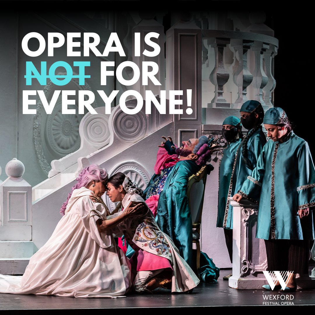 wexfordopera's tweet photo. People often say: "Opera is not for me", without ever being at the opera. However, opera isn't just an art form; it's a universal language that speaks to every heart. Opera is for everyone!

Discover some of the most beautiful productions in our 73rd Festival!

#OperaForEveryone https://t.co/QDO8qUy6VI